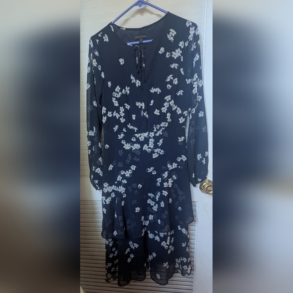 Banana Republic Floral Dress Size 4
